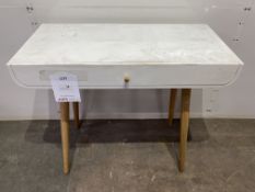 White Wooden Dresser Table