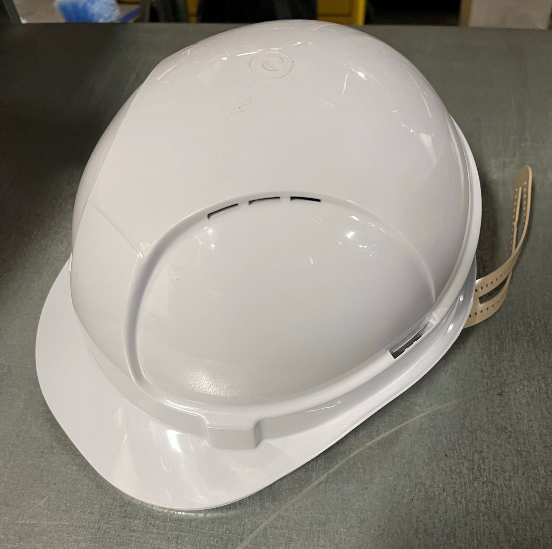 8 x Brand White Hard Hats - Image 2 of 3