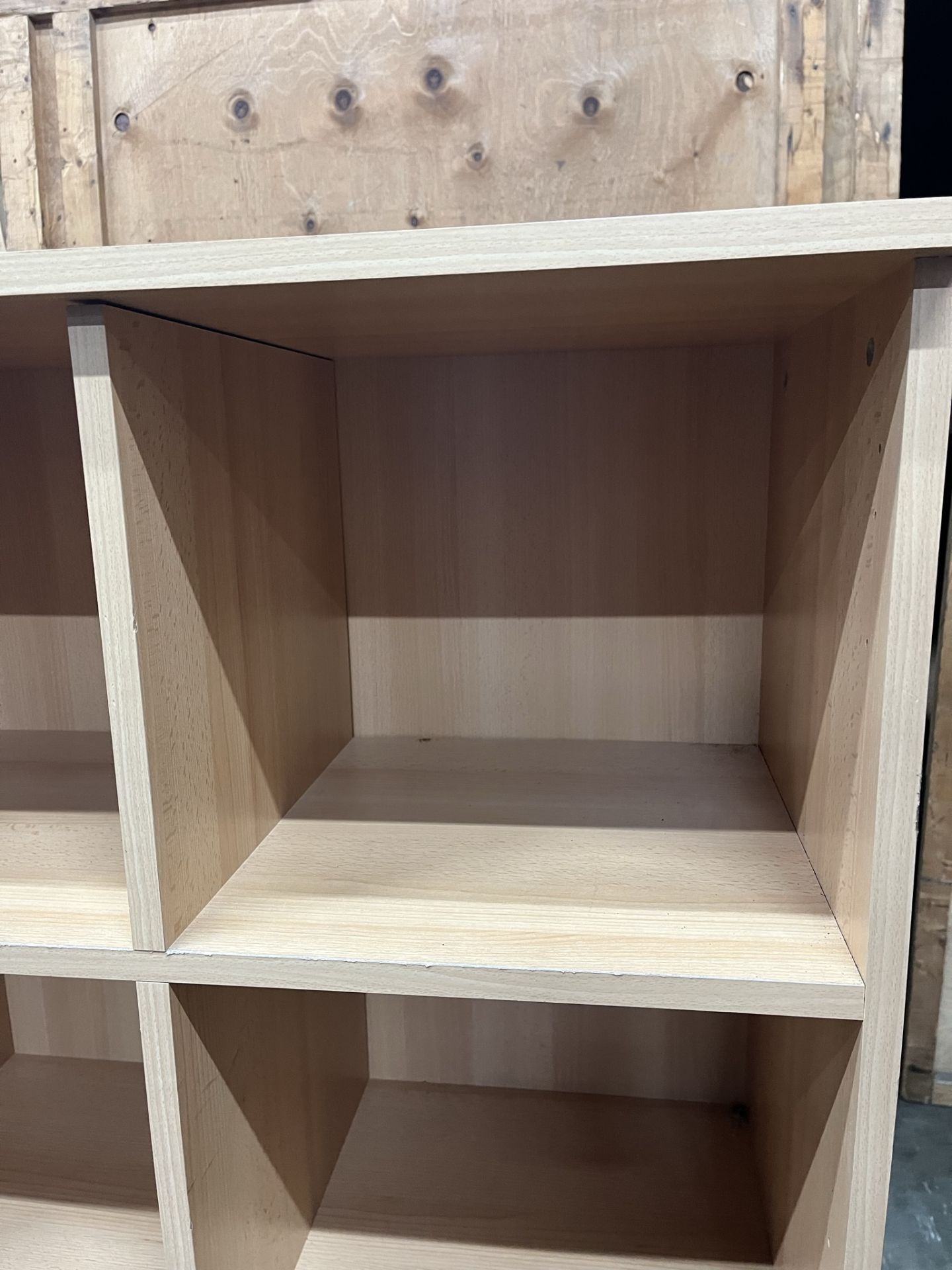 2 x Unbranded Wooden Slotted Shelving Units - Bild 2 aus 3