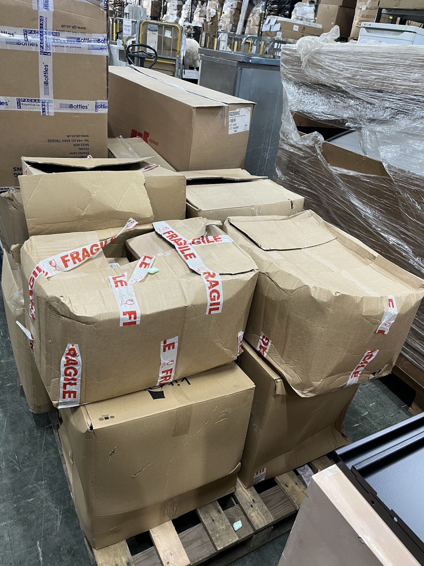Pallet Of Various Glassware |As Pictured