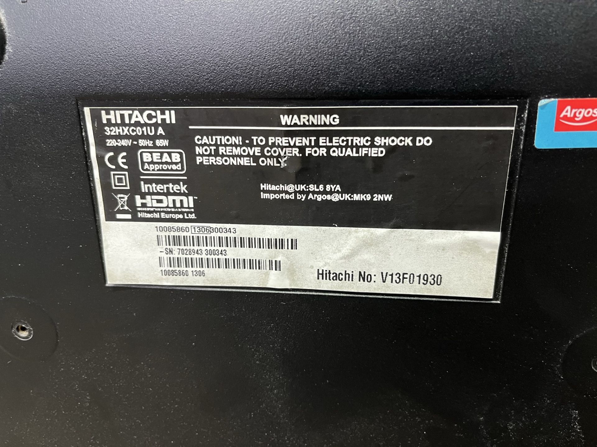 Hitachi 32HXC01UA 32'' LCD TV *NO REMOTE* - Bild 4 aus 6