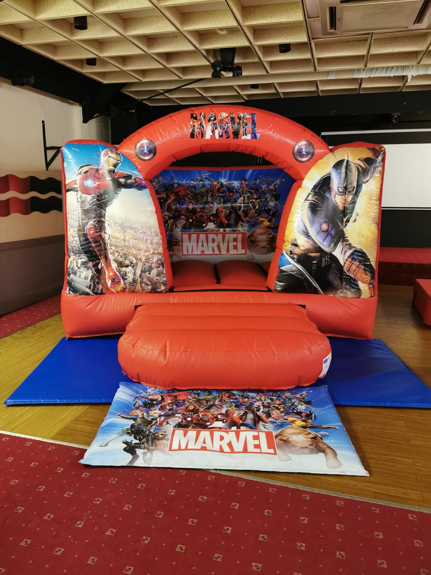 Marvel Themed Kids Inflatable Bouncy Castle