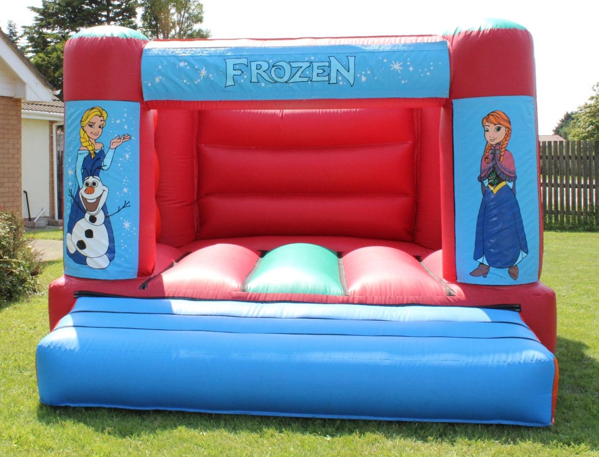 Blue/ Red/ Yellow/ Orange / Green Inflatable Bouncy Castle - Image 3 of 12