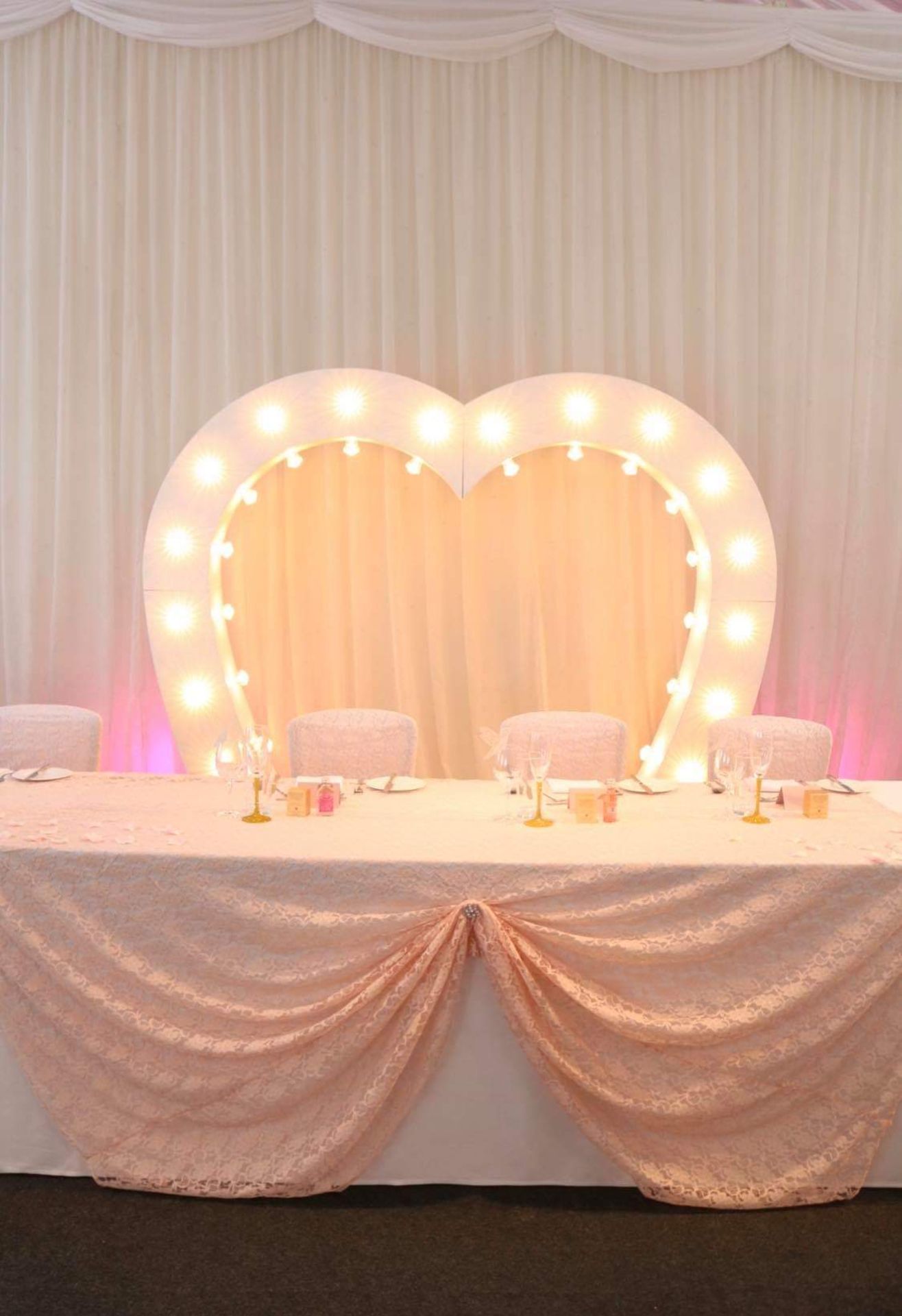 Heart Shaped Light Up LED Marquee Decoration * Missing 1 Bolt* - Image 4 of 13