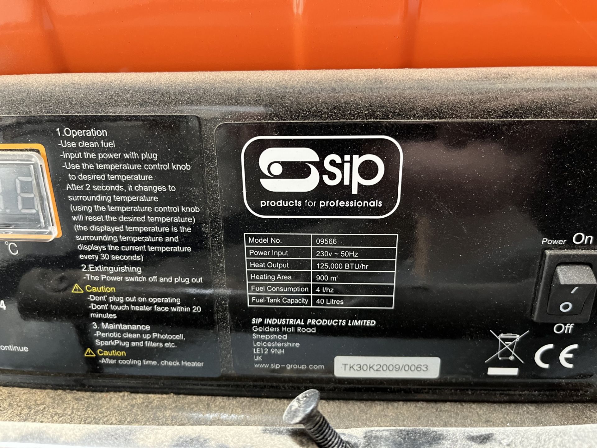 SIP Fireball Diesel Heater - Image 5 of 5