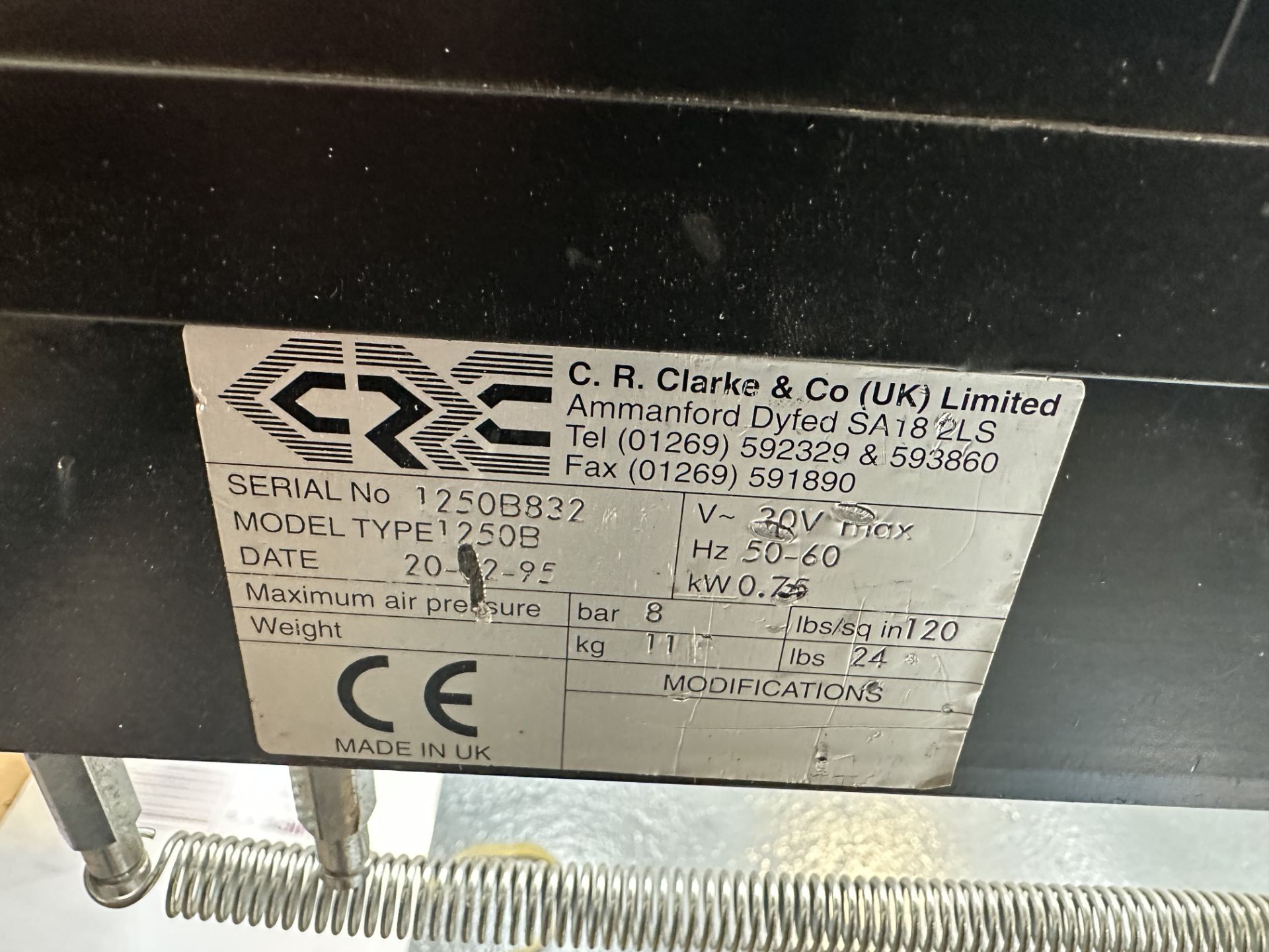 CR Clarke Heat Bending machine | 1250/B - Image 4 of 7