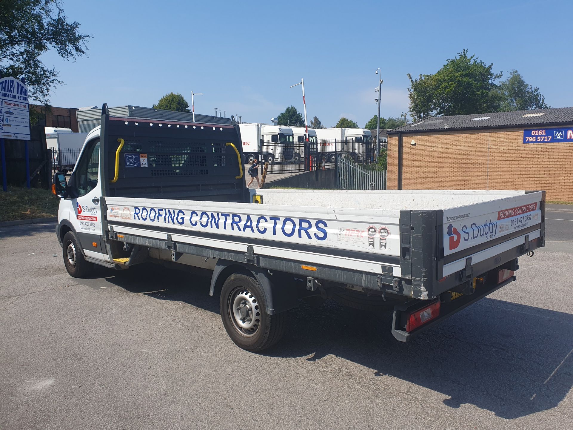 Ford Transit 350 Dropside Lorry | Reg: DY18 DCV | Mileage: 56,638 - Image 4 of 16