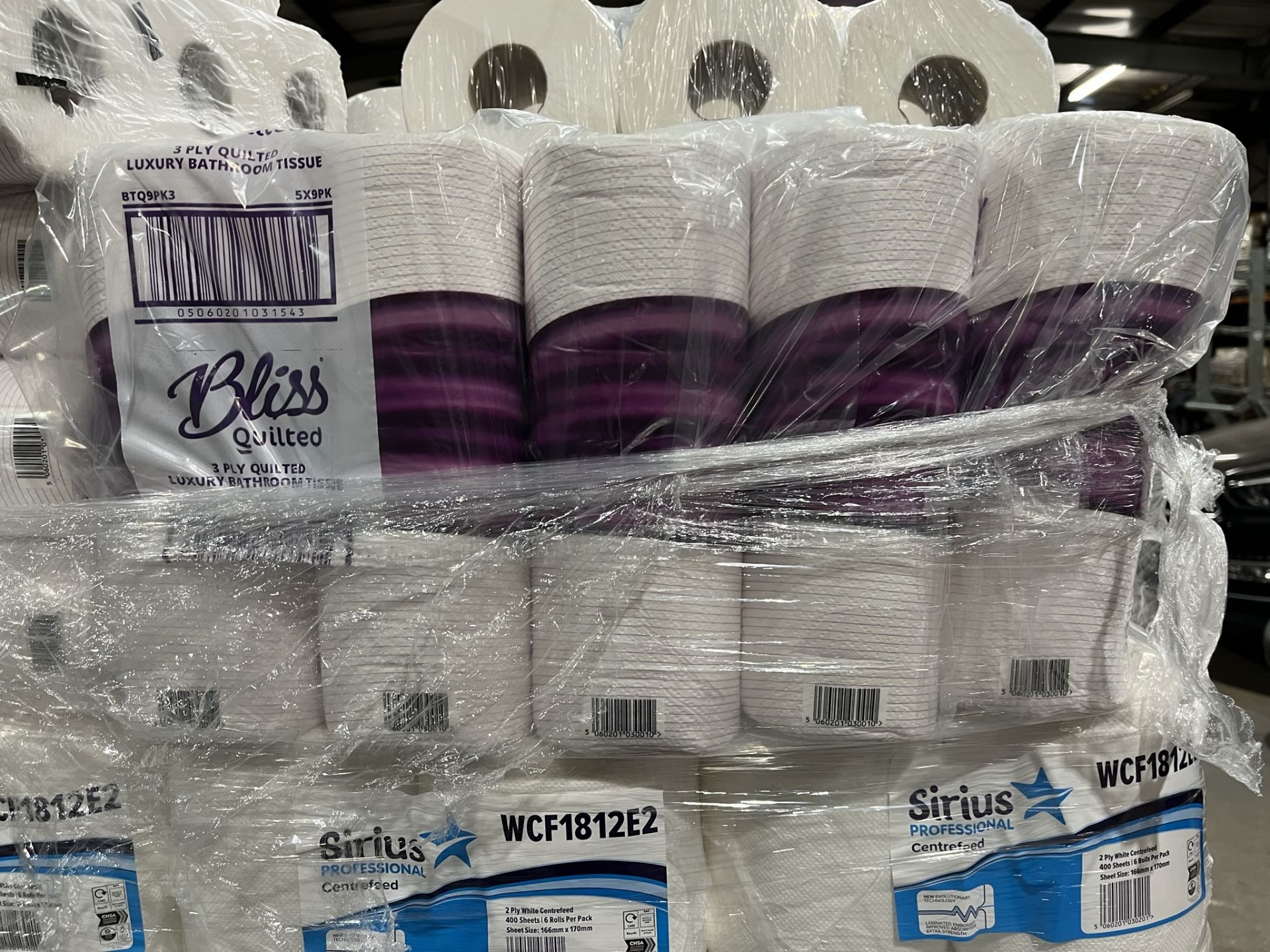 Mixed Pallet Of Centre Feed Rolls & Toilet Tissue Rolls | Approx 456 Rolls - Image 7 of 9