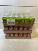 3 x 24 Packs 330ML Cans Of Soft Drink
