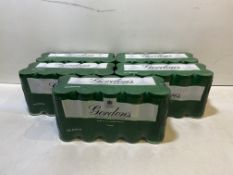 5 x 10 Packs Of Gordons London Dry Gin & Tonic Cans, 250ml, BBD 02.23. 5% Vol