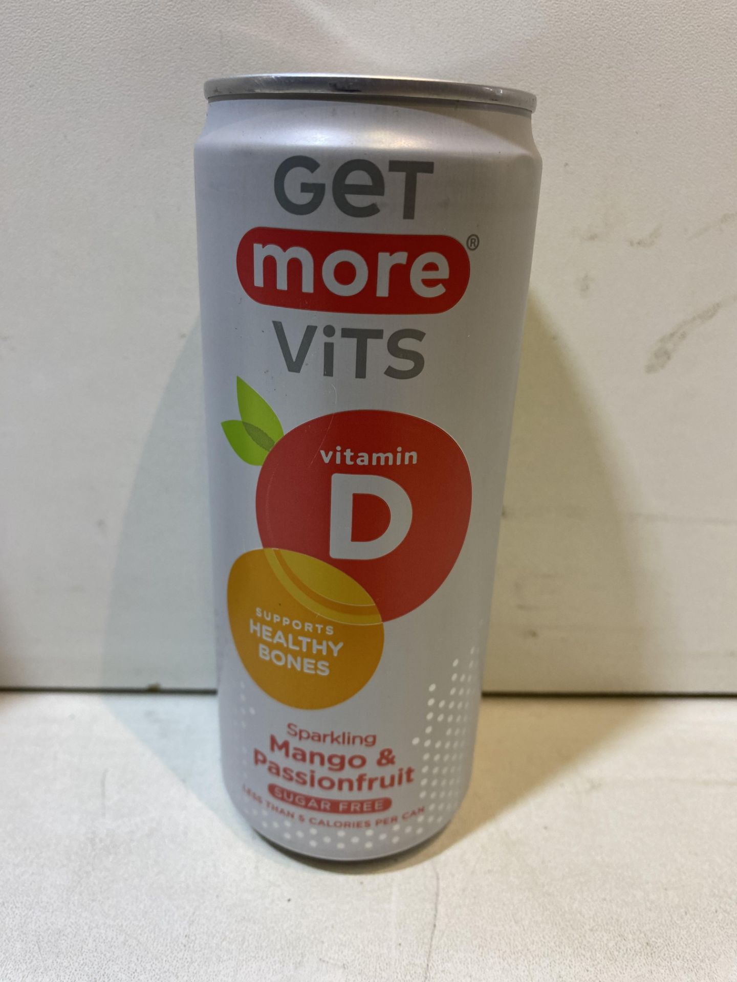 21 x Cans Of Various Flavoured Get More Vits Vitamin Drinks BBD Oct 2023 - Image 4 of 6