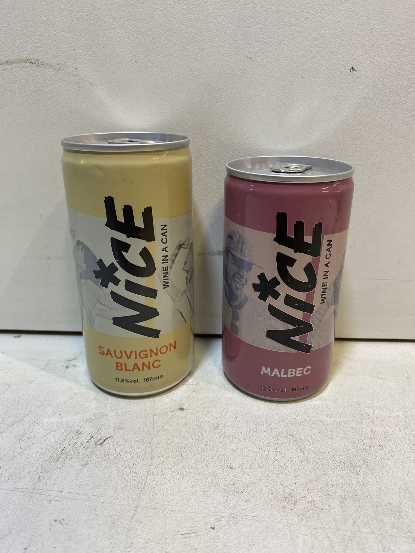 28 x Cans Of Nice Wine In A Can Sauvignon Blanc, 11.5% , 187ml