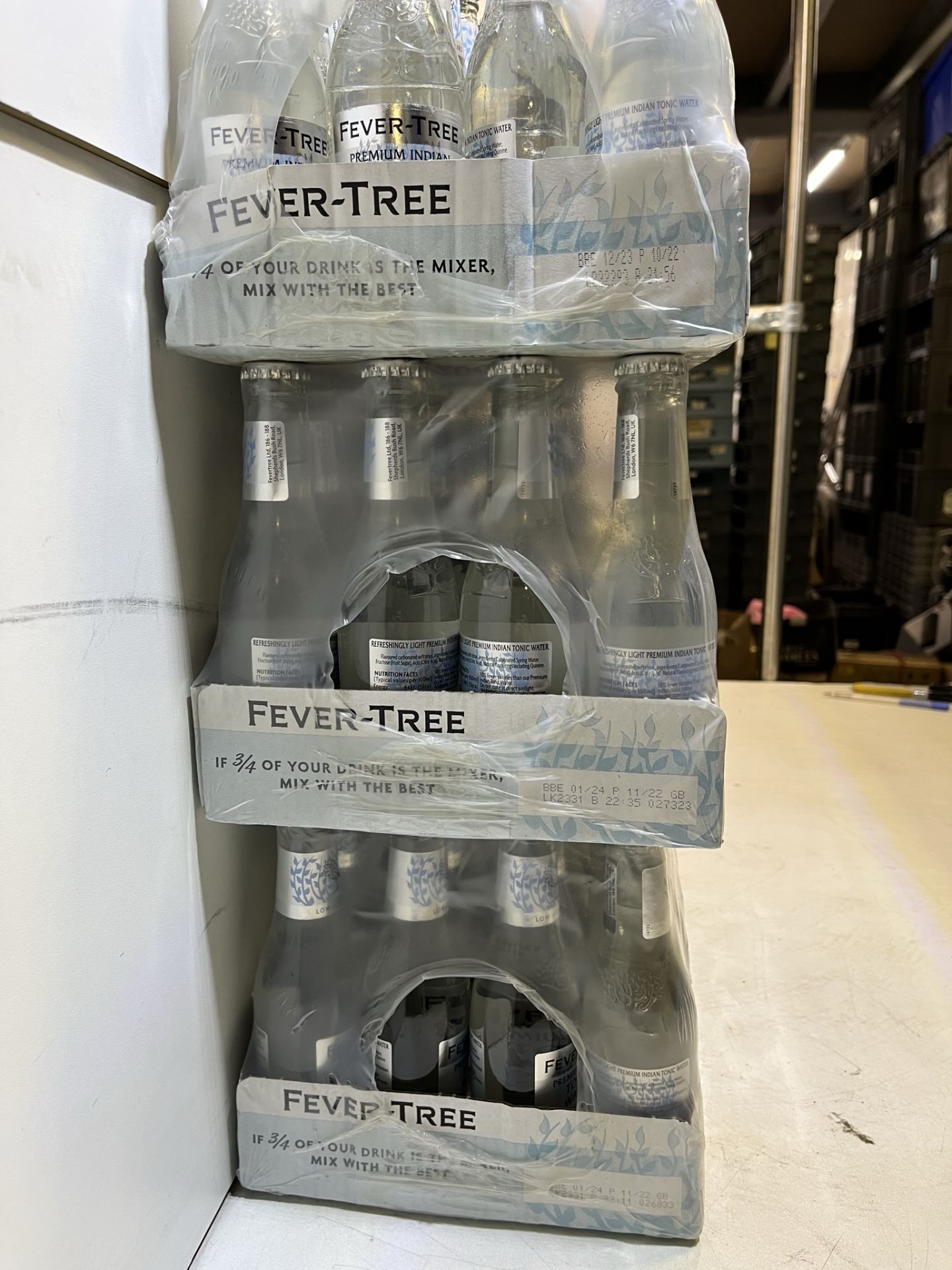 3 x Packs Of 24 200ML Bottles Of Fever-Tree Crisp And Fresh Tonic Water - Image 3 of 3