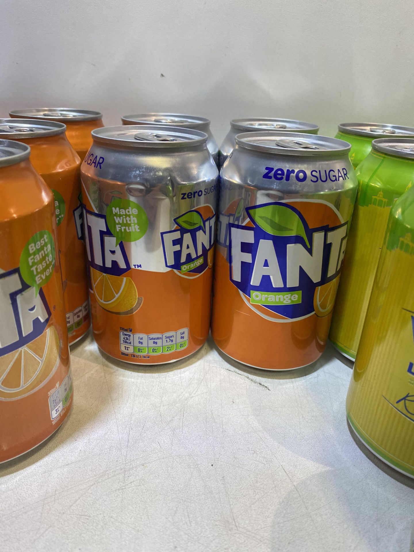 28 x Cans Of Various Fizzy Drinks Including Coca Cola, Fanta, R.White Etc - Image 7 of 9