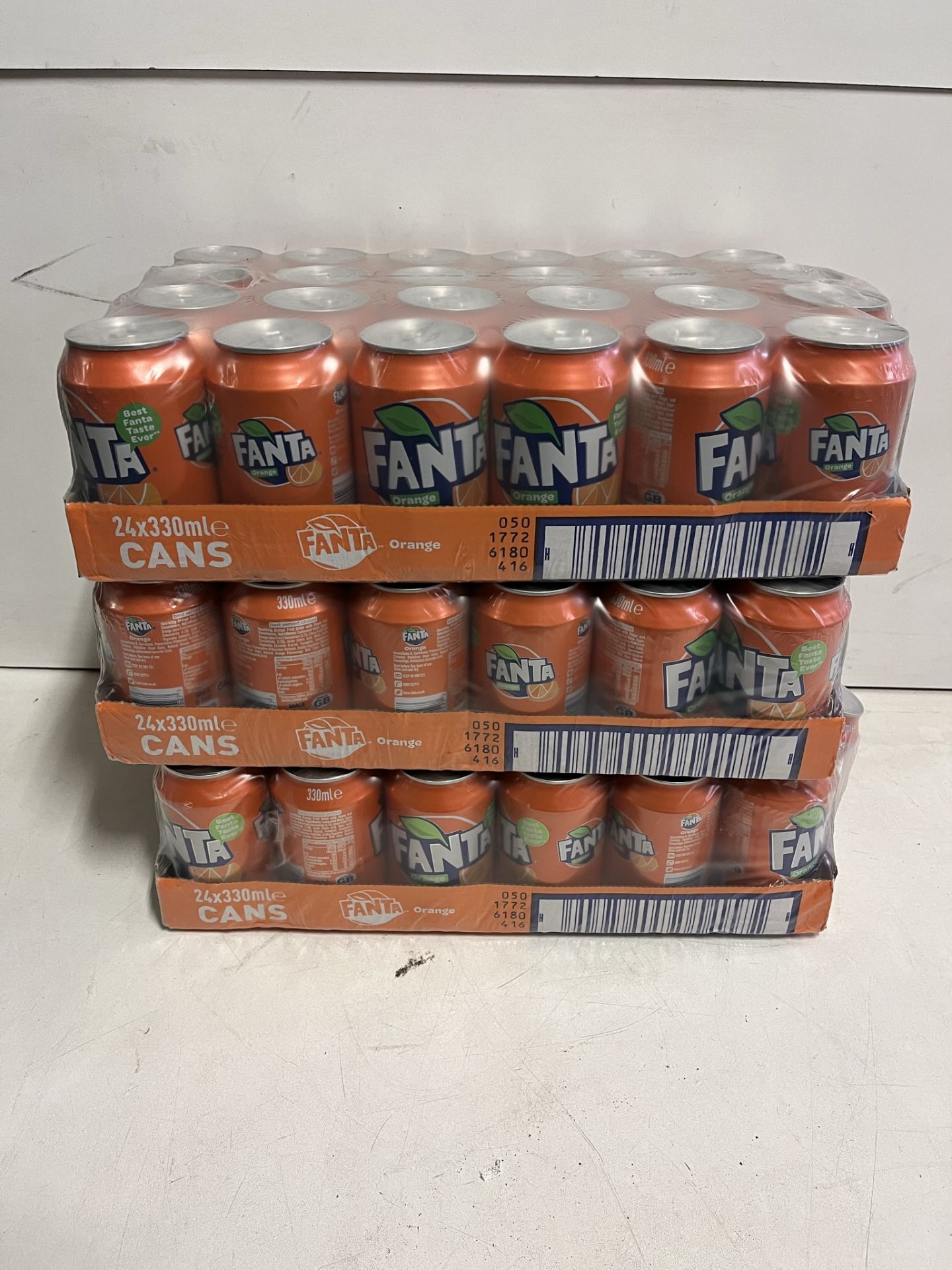 3 x 24 Packs 330ML Cans Of Fanta