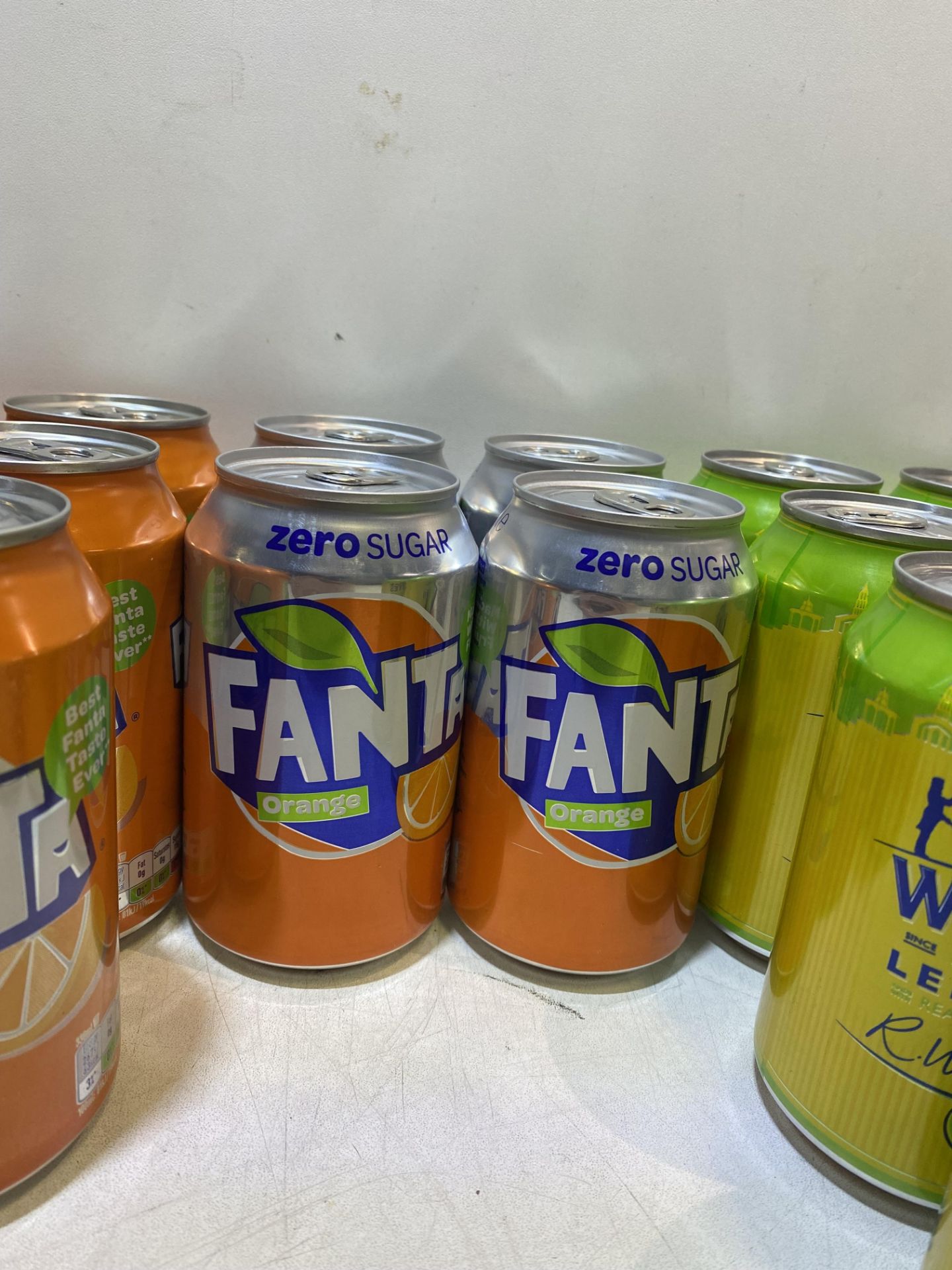 28 x Cans Of Various Fizzy Drinks Including Coca Cola, Fanta, R.White Etc - Image 4 of 9