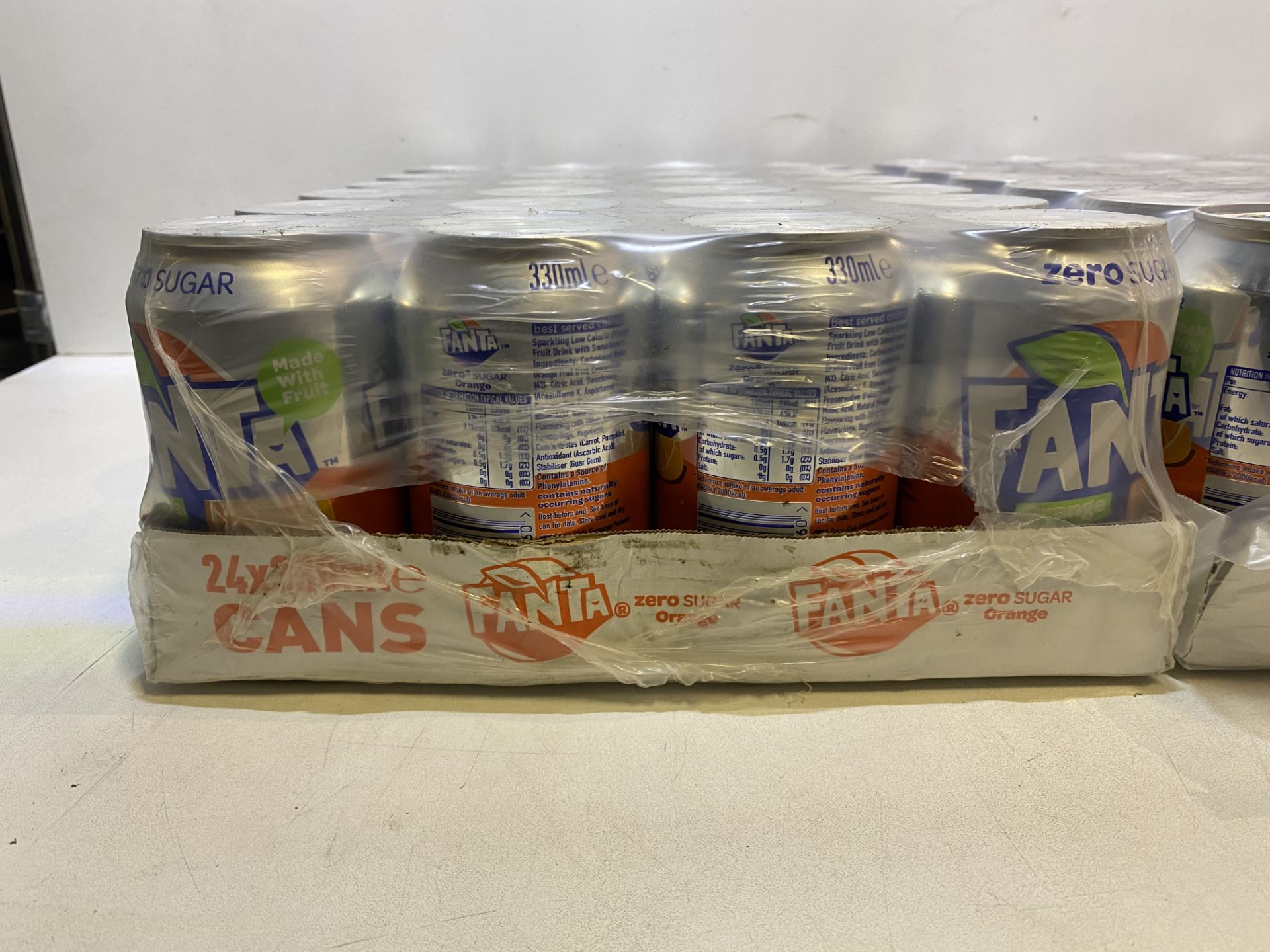 3 x 24 Packs Of Fanta Orange Zero Sugar Cans, 330ml, BBD 30/04/23 - Image 2 of 4