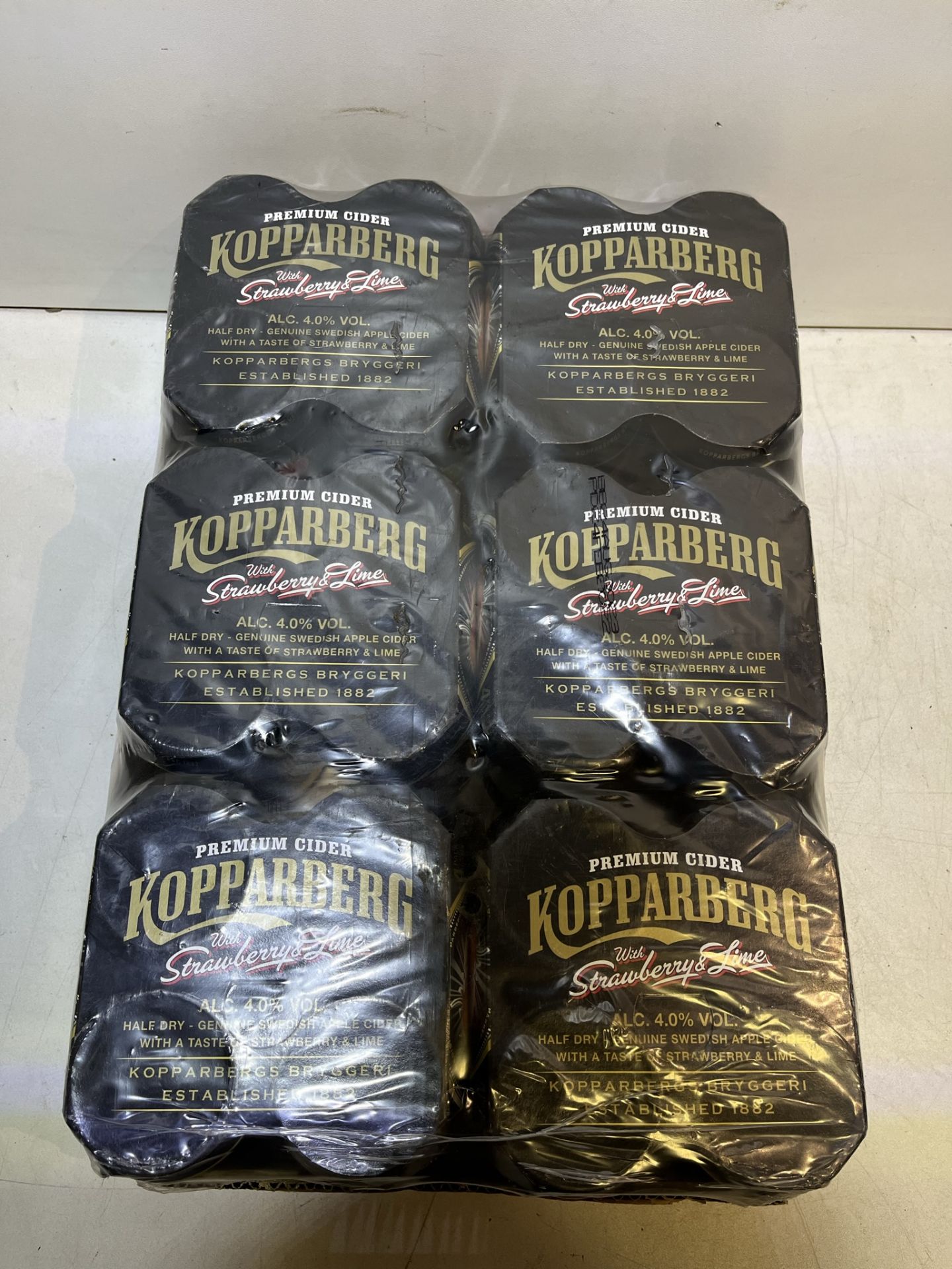 24 x 330ML Cans Of Strawberry And Lime Kopparberg - Bild 2 aus 3