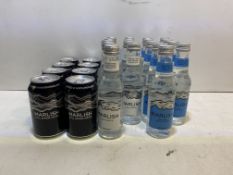 26 x Various Bottles/ Cans Of Marlish Water