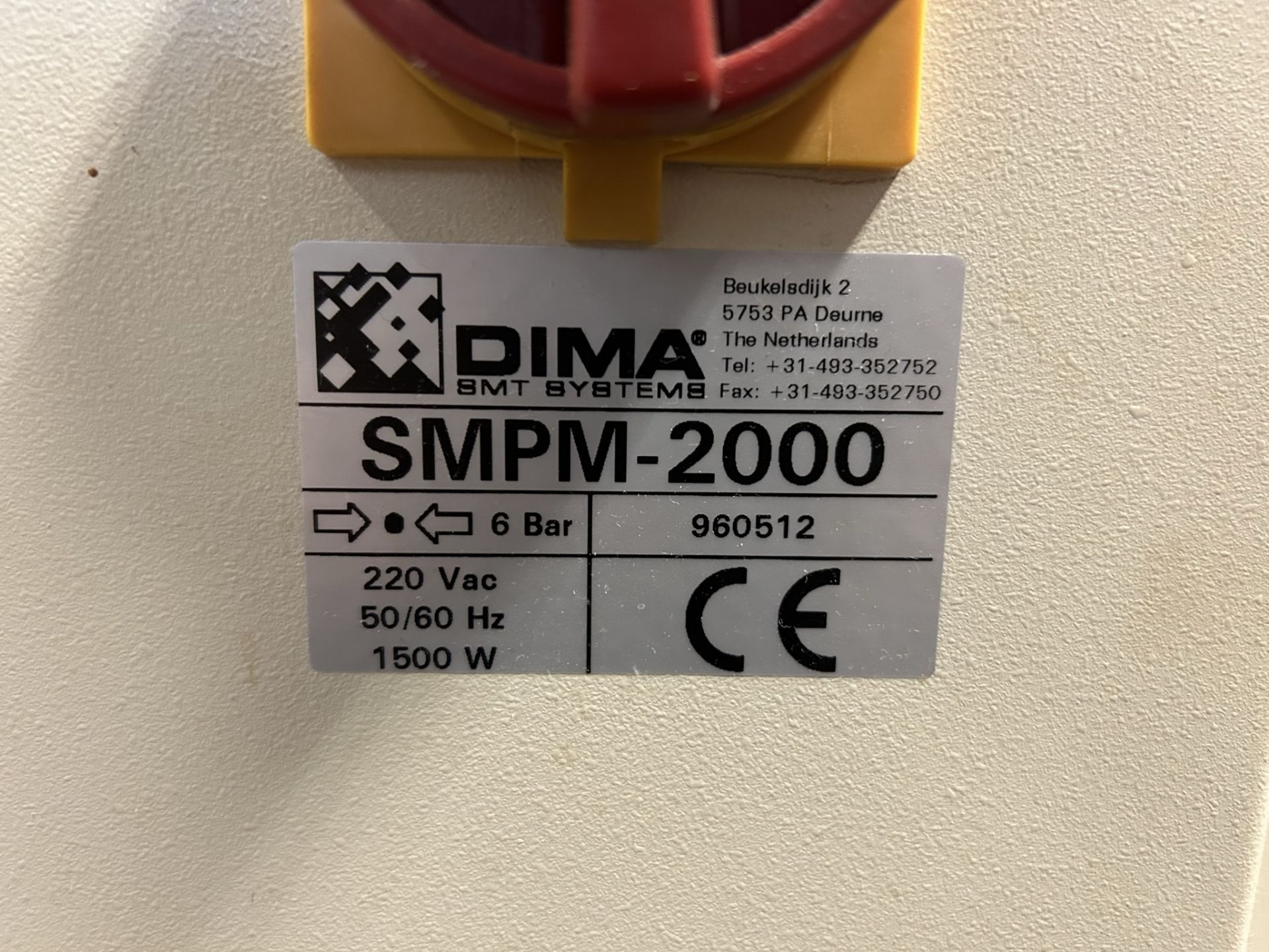 Manncorp Dima Optimat SMPM-2000 Pick & Place Machine - Bild 9 aus 9