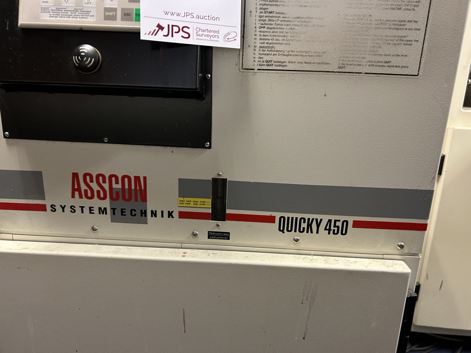 Asscon Quicky 450 Vapour Phase Reflow System - Image 4 of 8