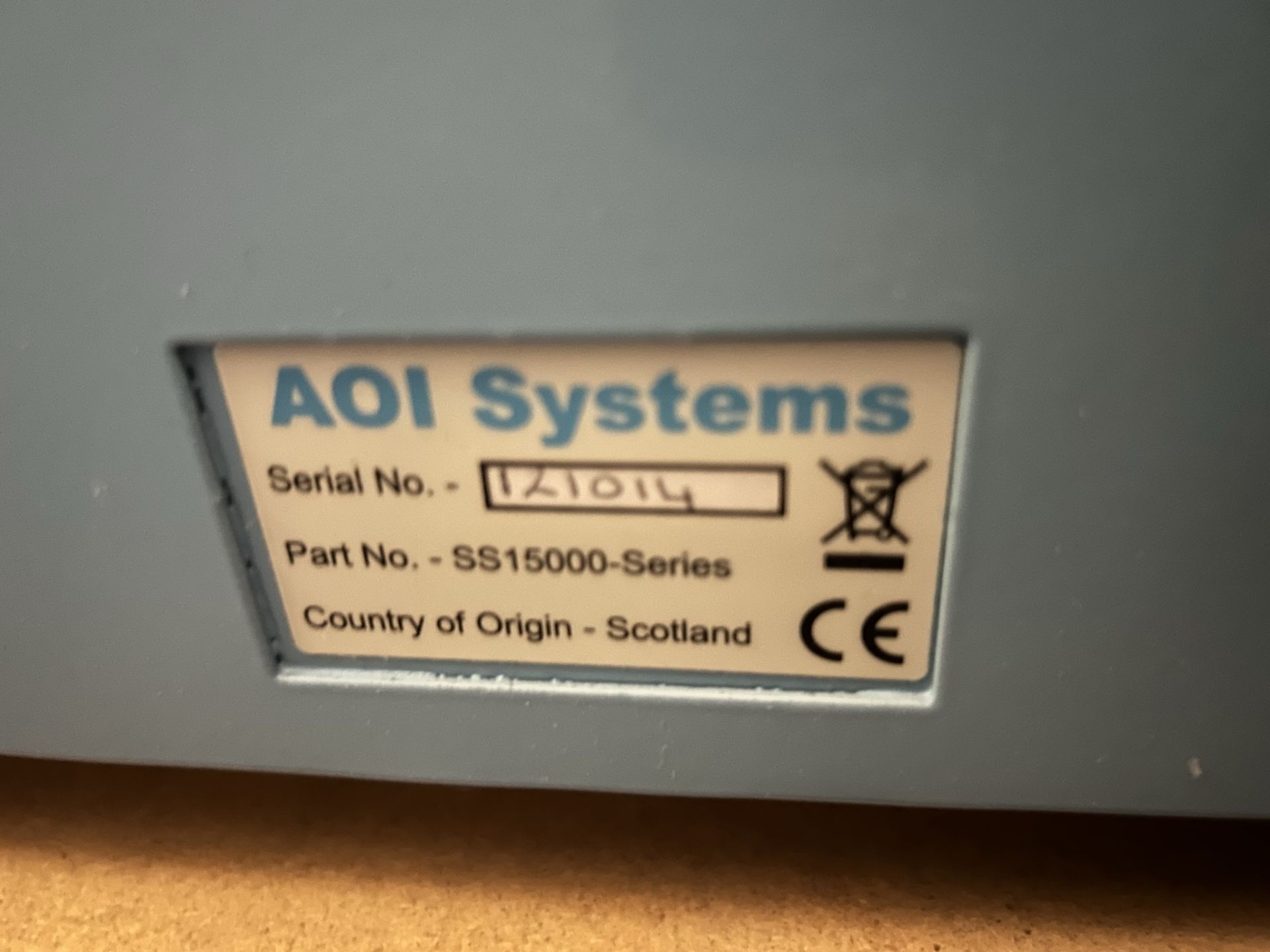 AOI Systems SS15000 Inspection System - Image 4 of 4