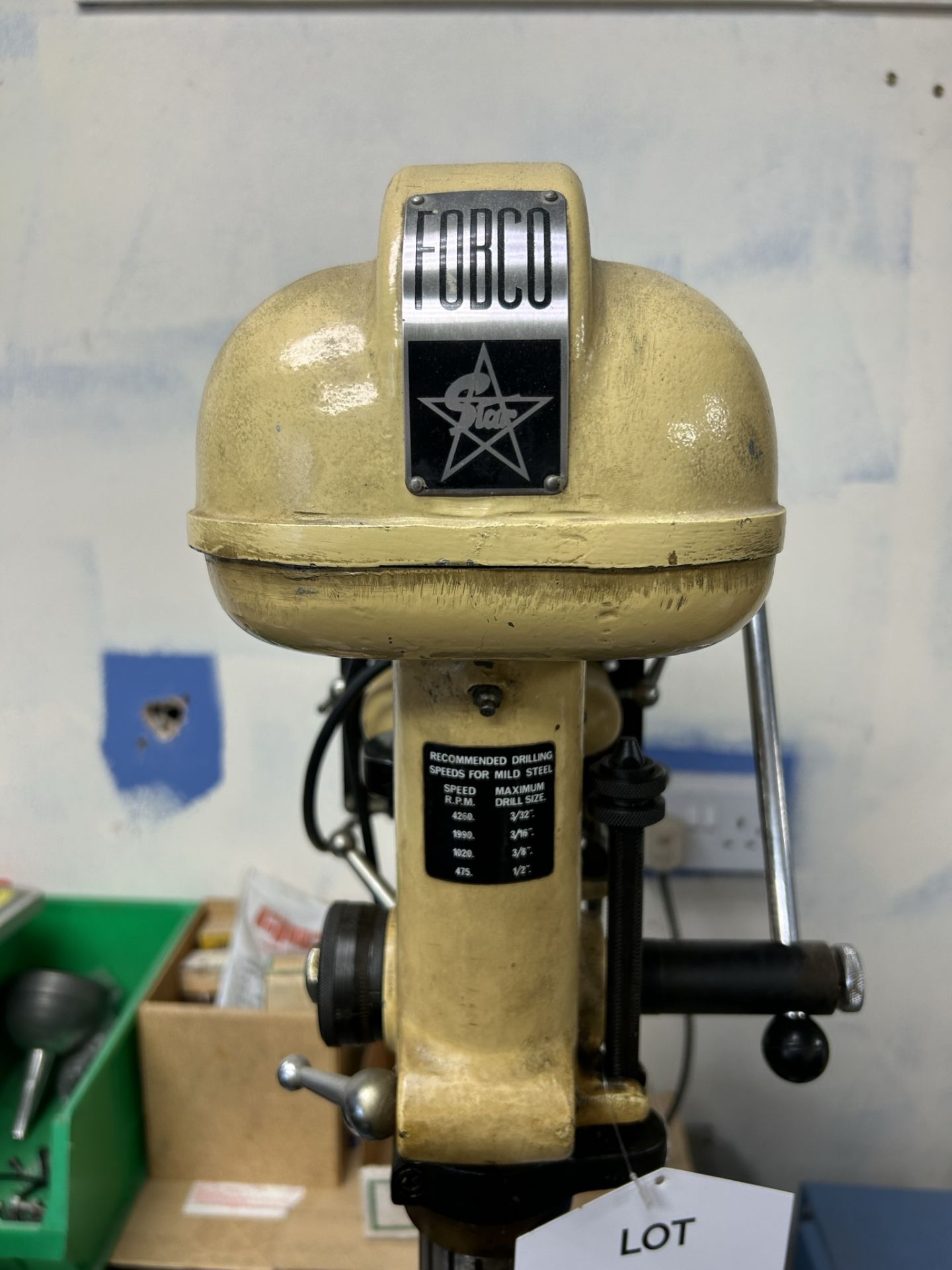 Fobco Bench Mounted 1/2" Cap Drill - Image 3 of 4