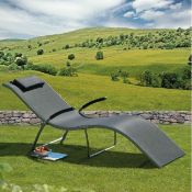 10 x Monte Carlo Relaxer Foldable Sun Lounger - GF06220