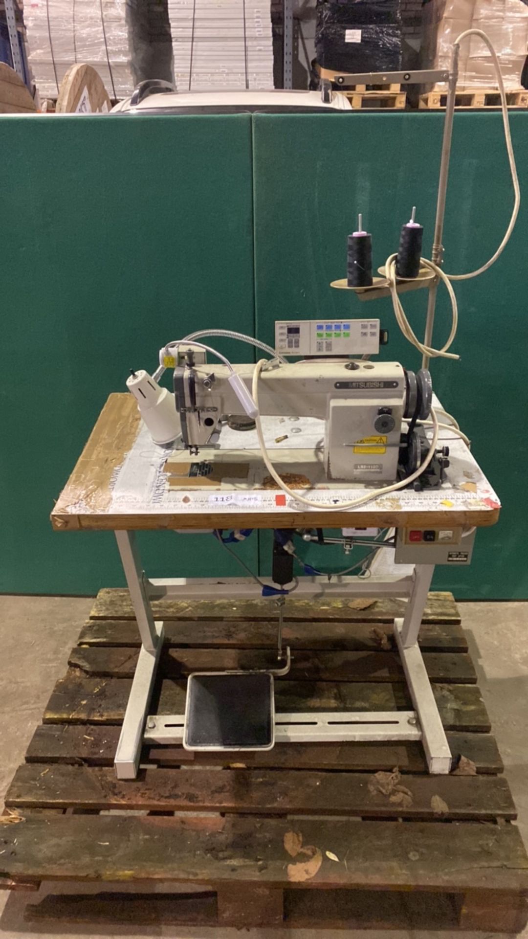 MITSUBISHI AUTOMATIC SINGLE NEEDLE OVERLOCKER SEWING MACHINE | LS2-1180