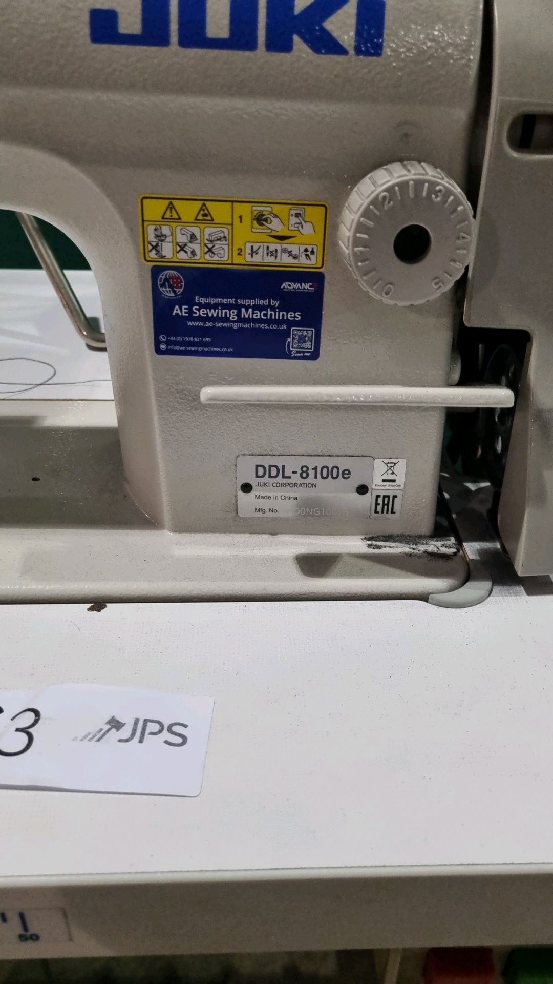 JUKI ELECTRIC SEWING MACHINE | DDL-8100E - Bild 2 aus 5