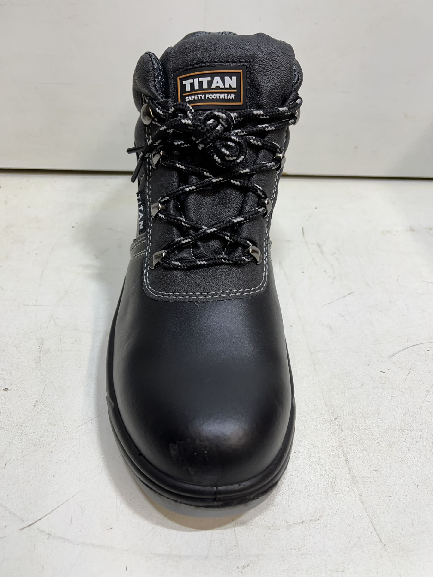 Titan Radebe Black Steel Toe Cap Safety Boots | UK 9 - Image 3 of 4
