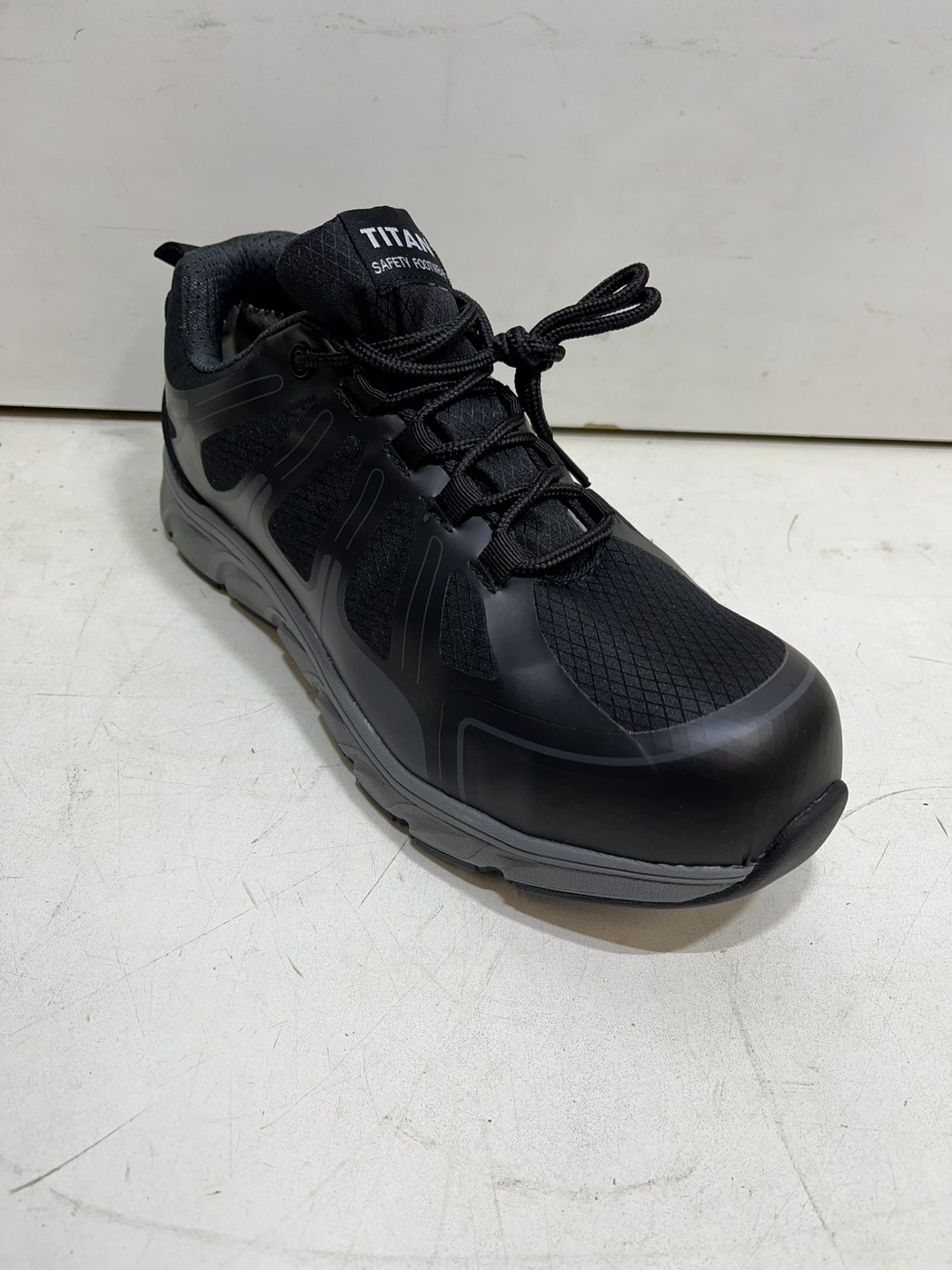 Titan Bullet Black Steel Toe Cap Boots | UK 10