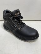 Titan Radebe Black Steel Toe Cap Safety Boots | UK 8