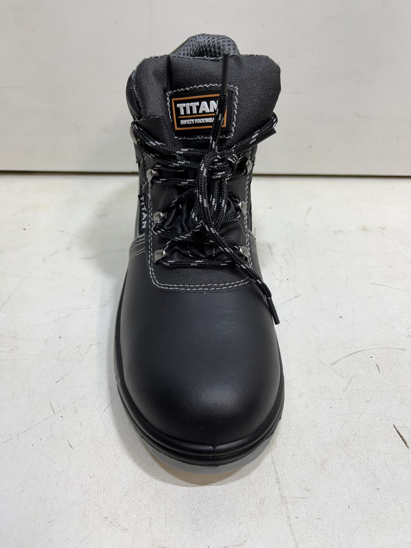 Titan Radebe Black Steel Toe Cap Safety Boots | UK 6 - Image 3 of 4