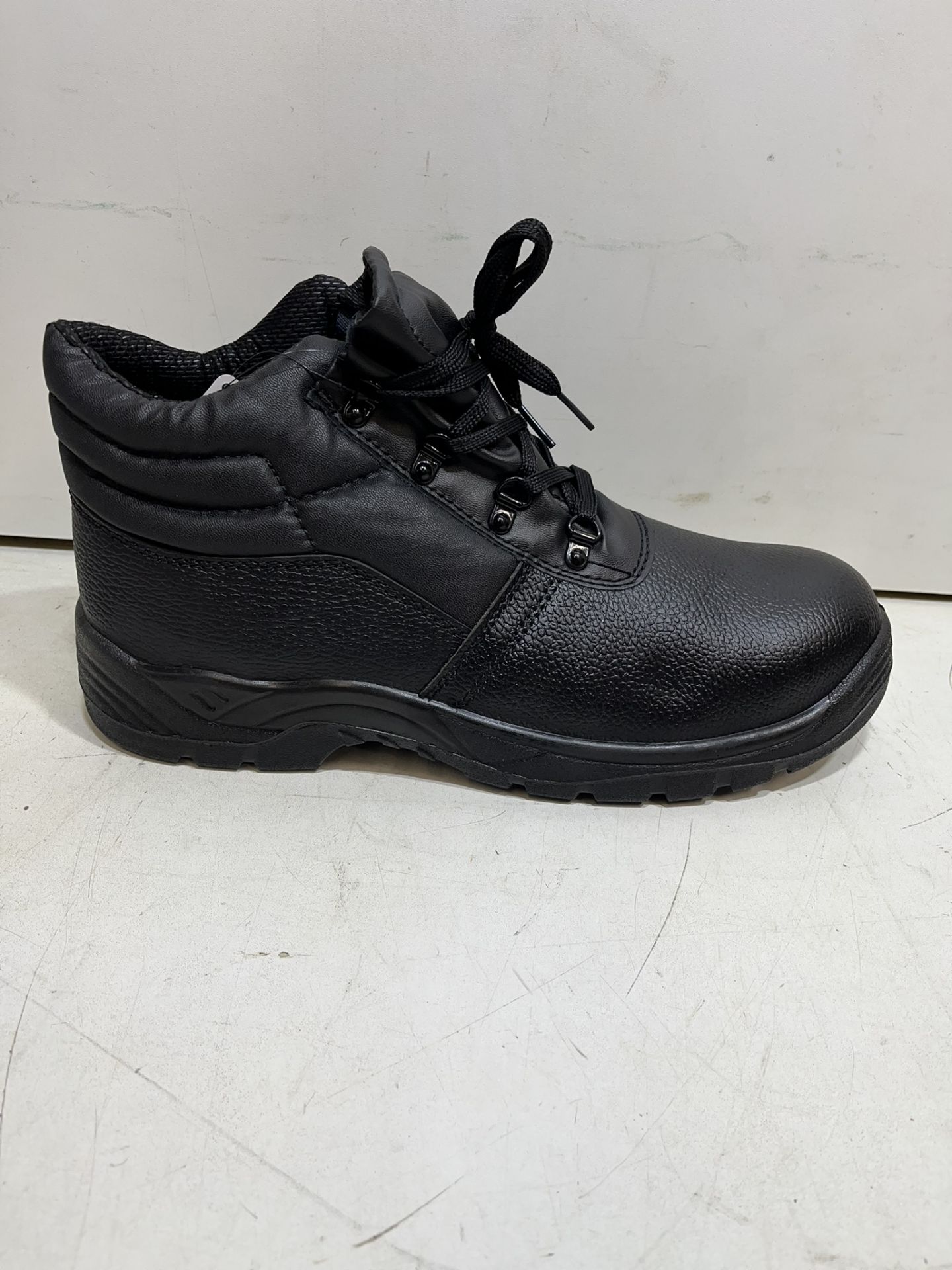 Chukka Black Steel Toe Cap Safety Boots | UK 12 - Image 2 of 4