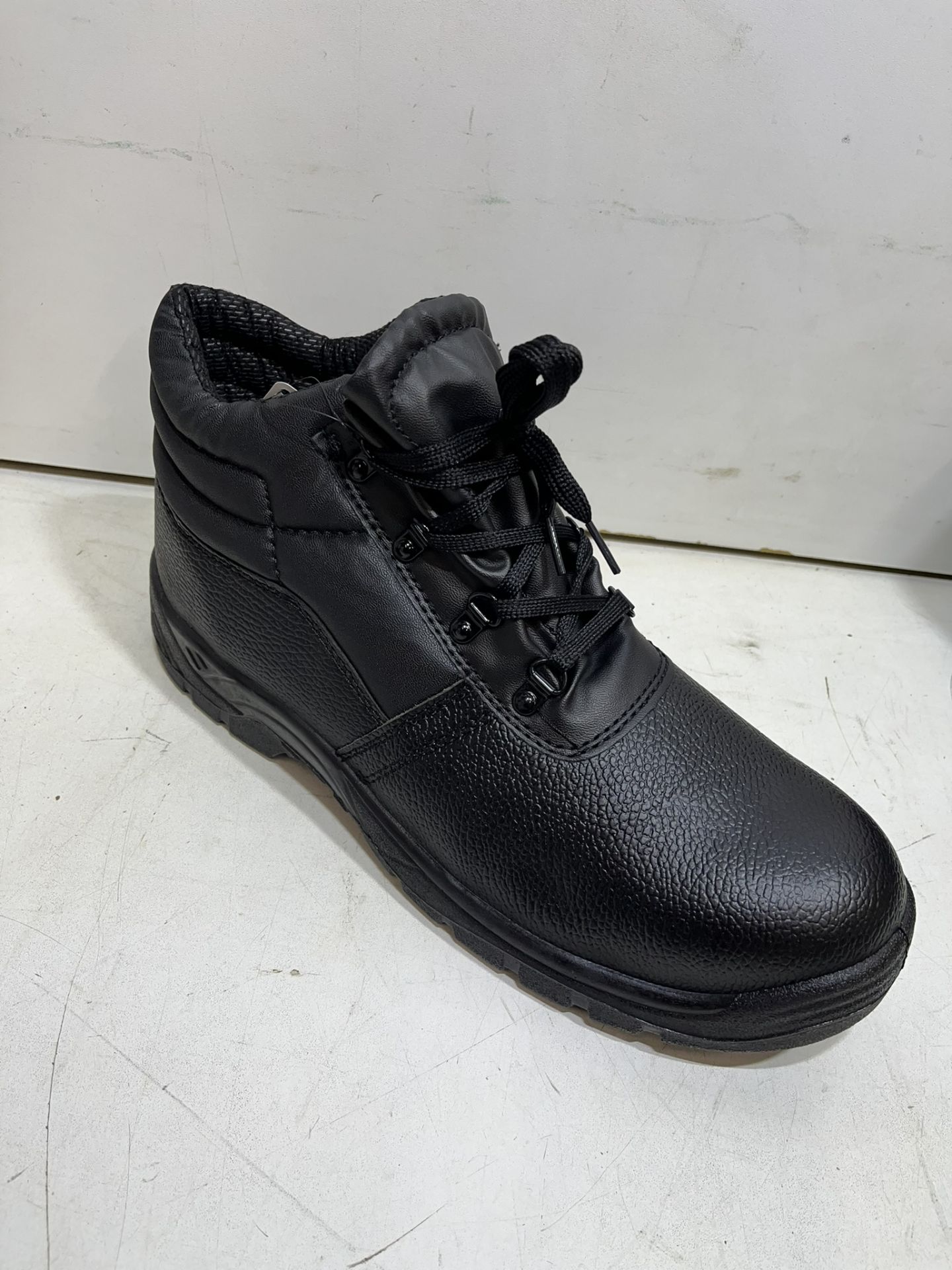 Chukka Black Steel Toe Cap Safety Boots | UK 12