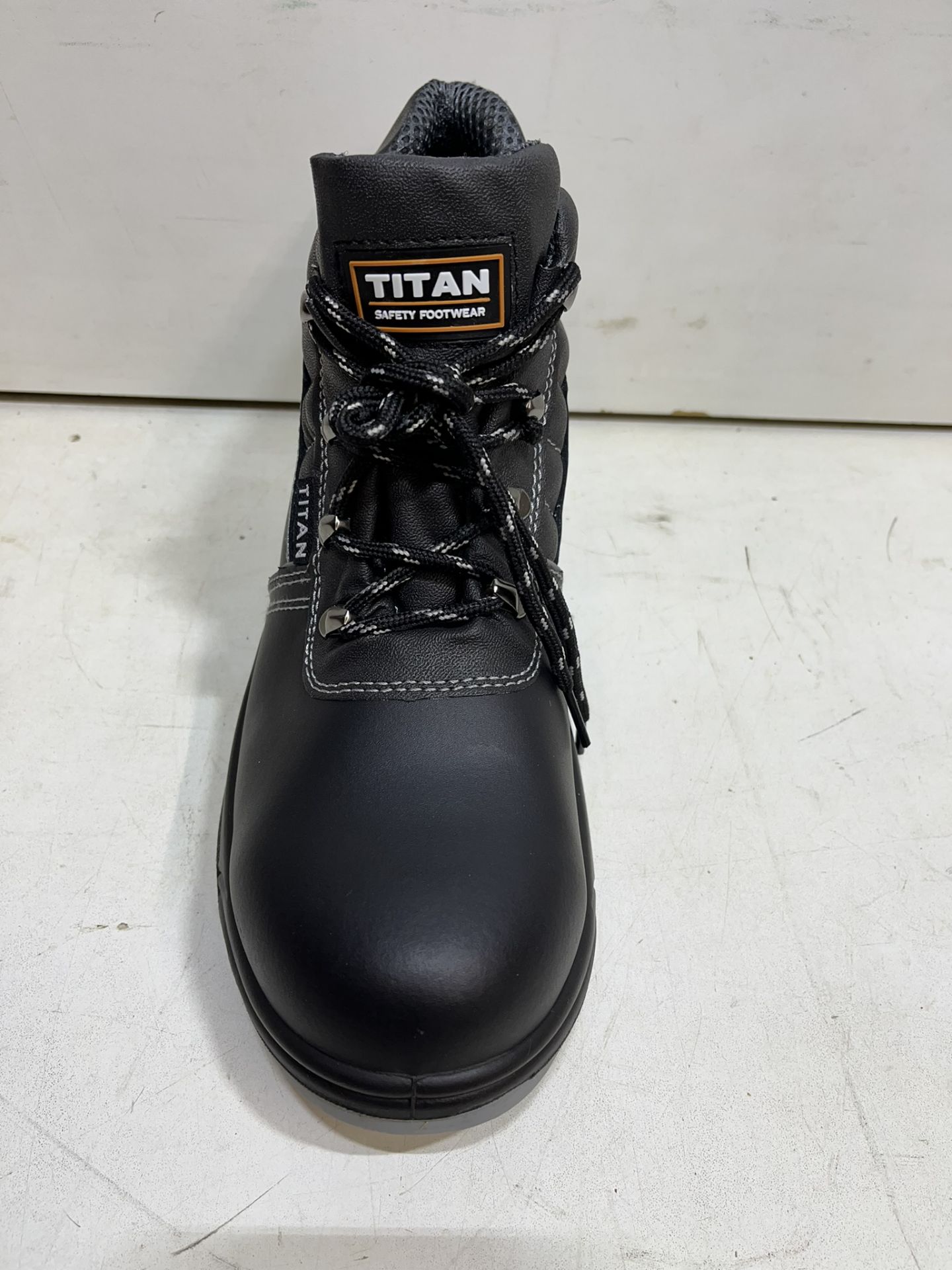 Titan Radebe Black Steel Toe Cap Safety Boots | UK 8 - Image 3 of 4