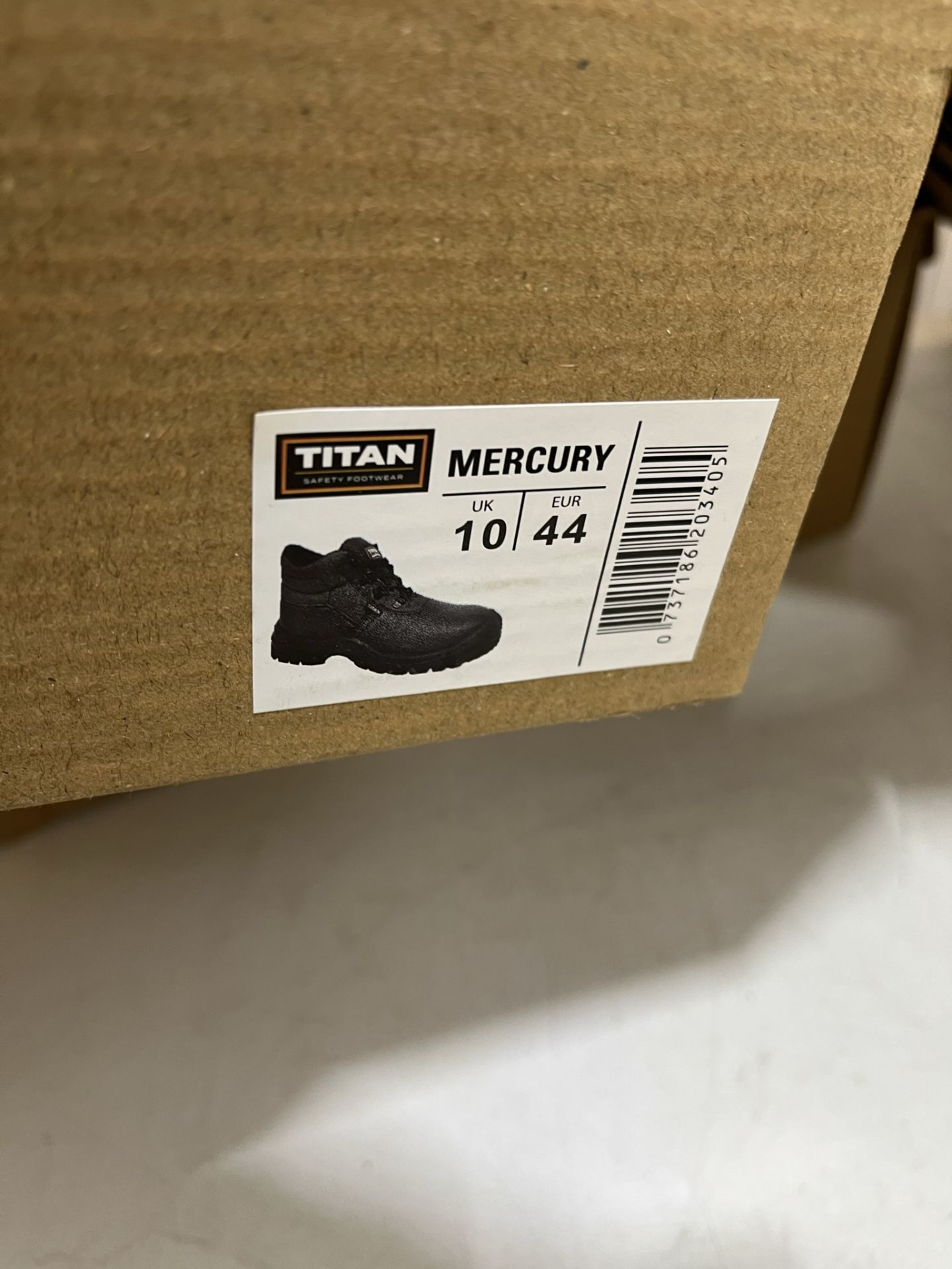 Titan Mercury SBP Black Safety Boots | UK 11 - Image 4 of 4