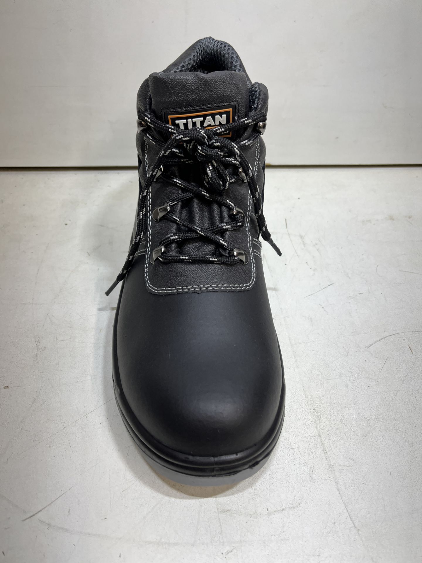 Titan Radebe Black Steel Toe Cap Safety Boots | UK 8 - Image 3 of 4