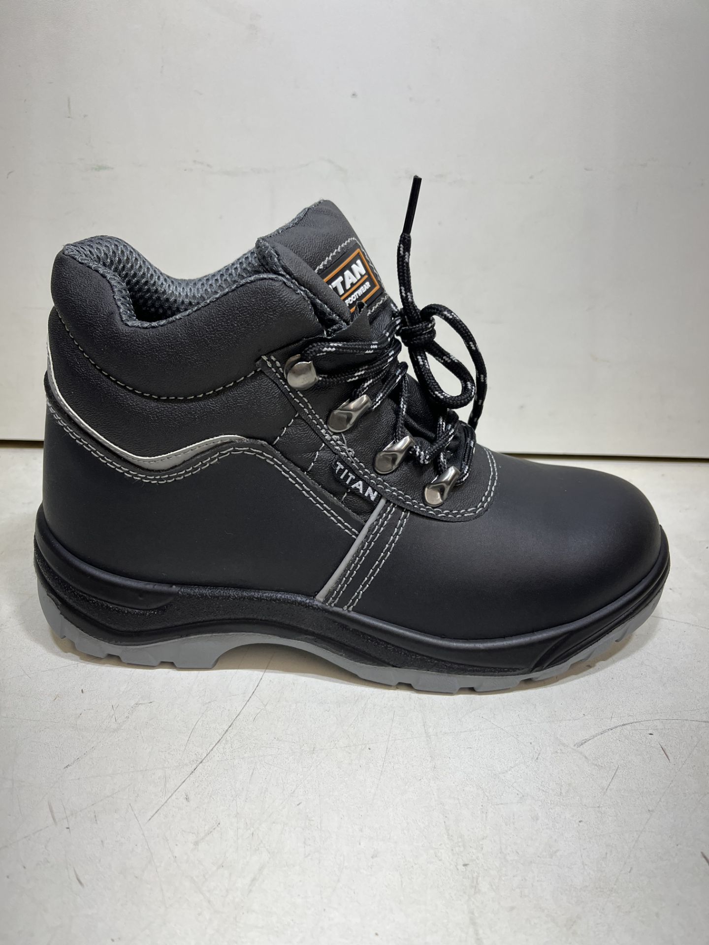 Titan Radebe Black Steel Toe Cap Safety Boots | UK 6 - Bild 2 aus 4