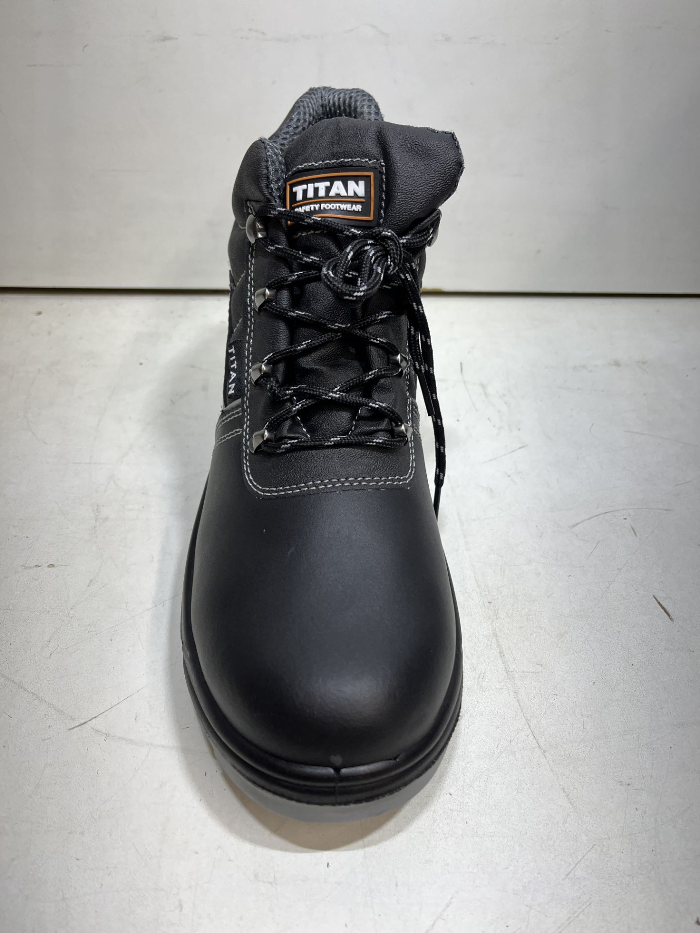 Titan Holton Black Steel Toe Cap Safety Boots | UK 10 - Image 3 of 4