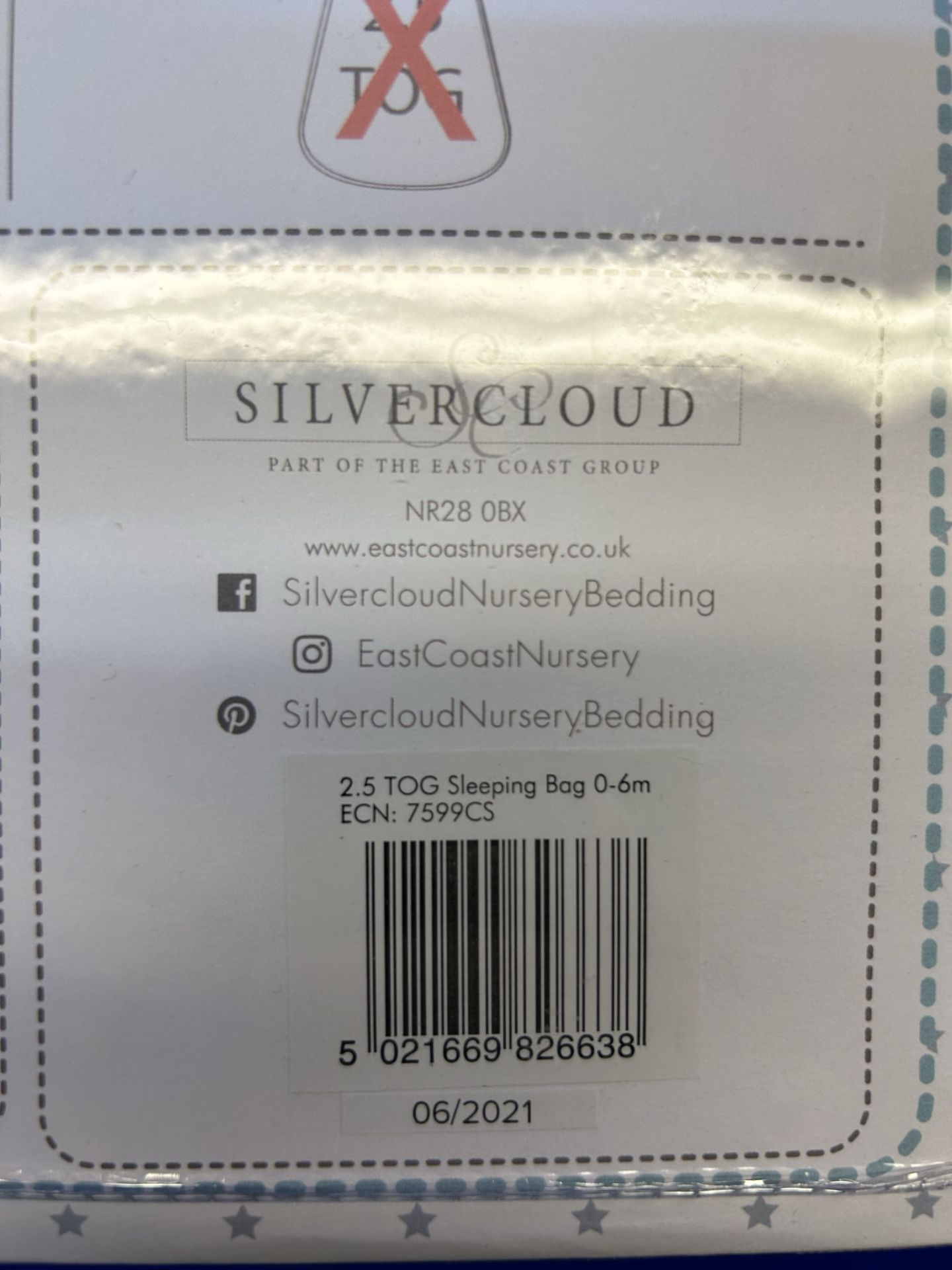 5 x Silvercloud 'Counting Sheep' 2.5 TOG Baby Sleeping Bags | 0-6 Months - Bild 4 aus 4