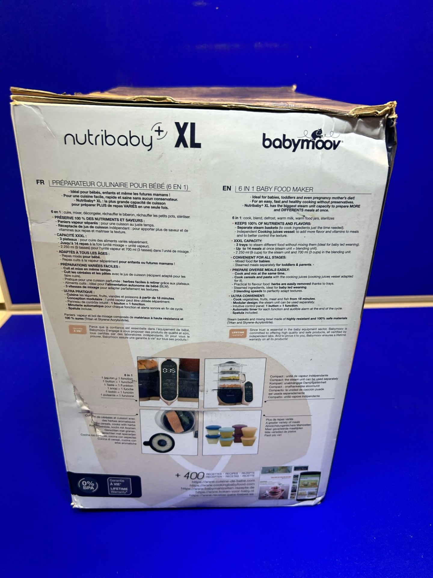 BabyMoov Nutribaby XL Food Prep Machine - Image 4 of 6