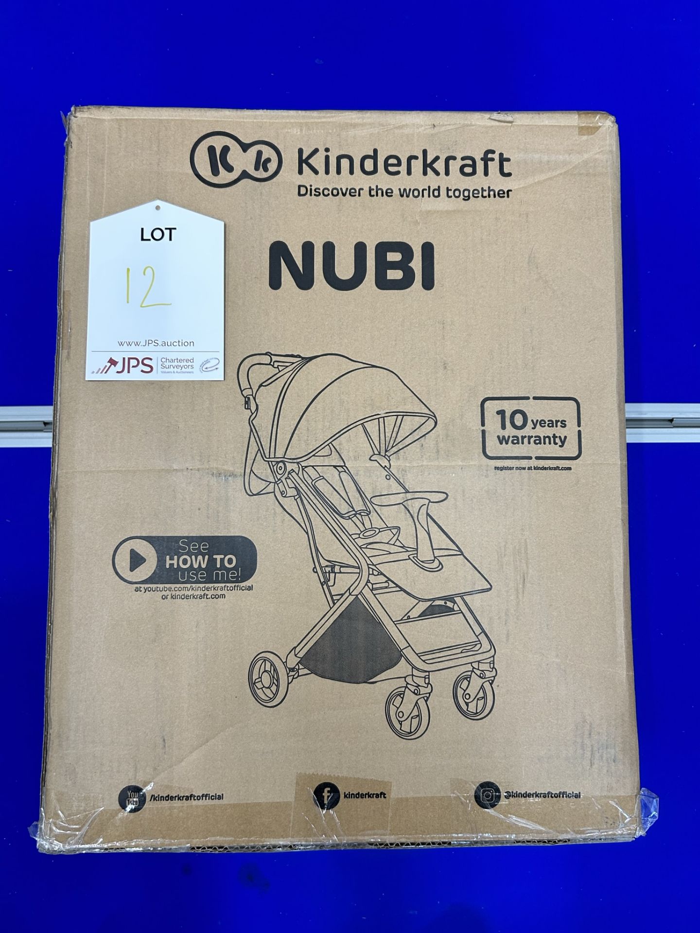 KinderKraft Nubi Children's Pushchair/Stroller | Grey - Image 2 of 3