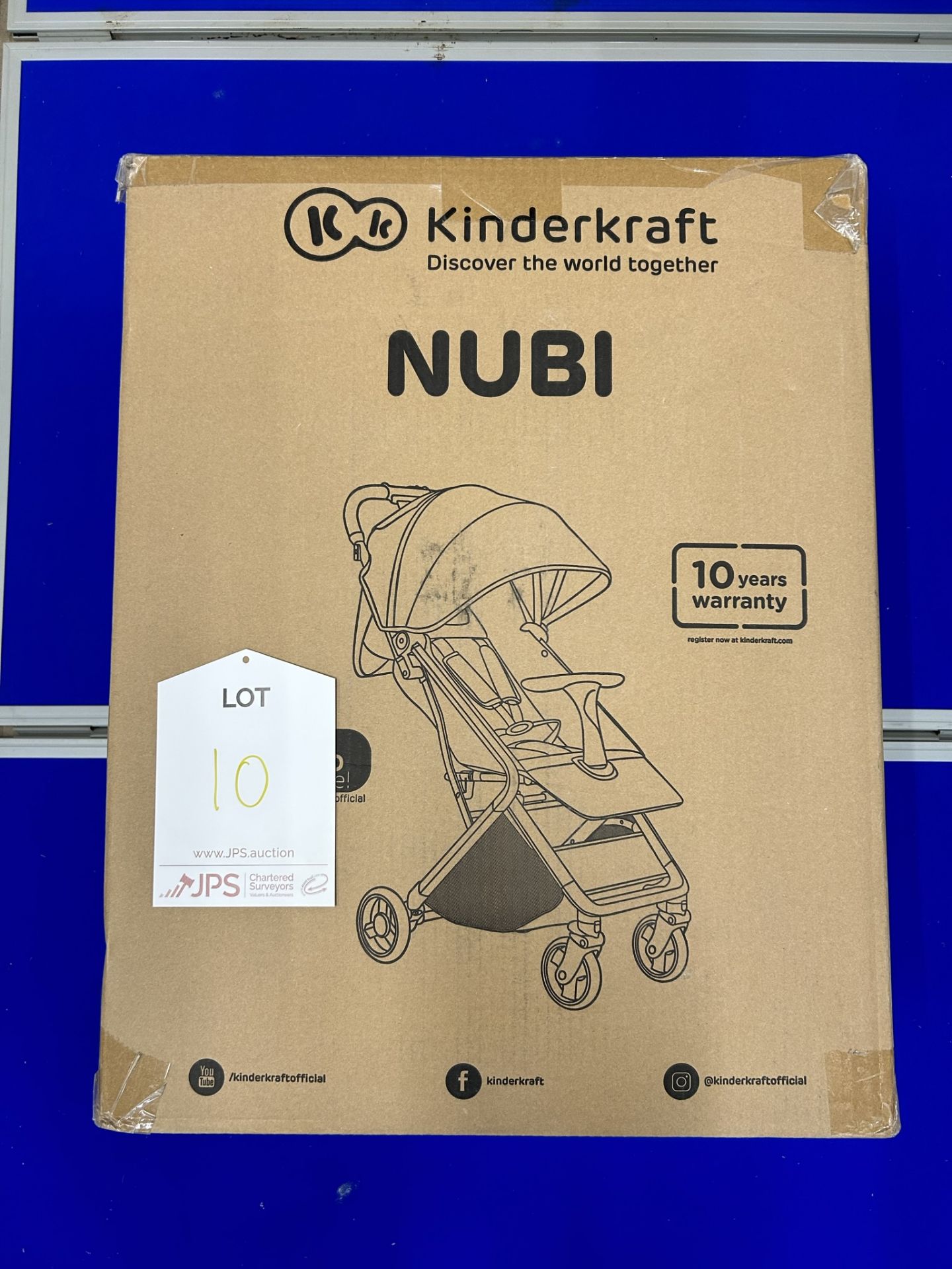 KinderKraft Nubi Children's Pushchair/Stroller | Navy BS - Image 2 of 3