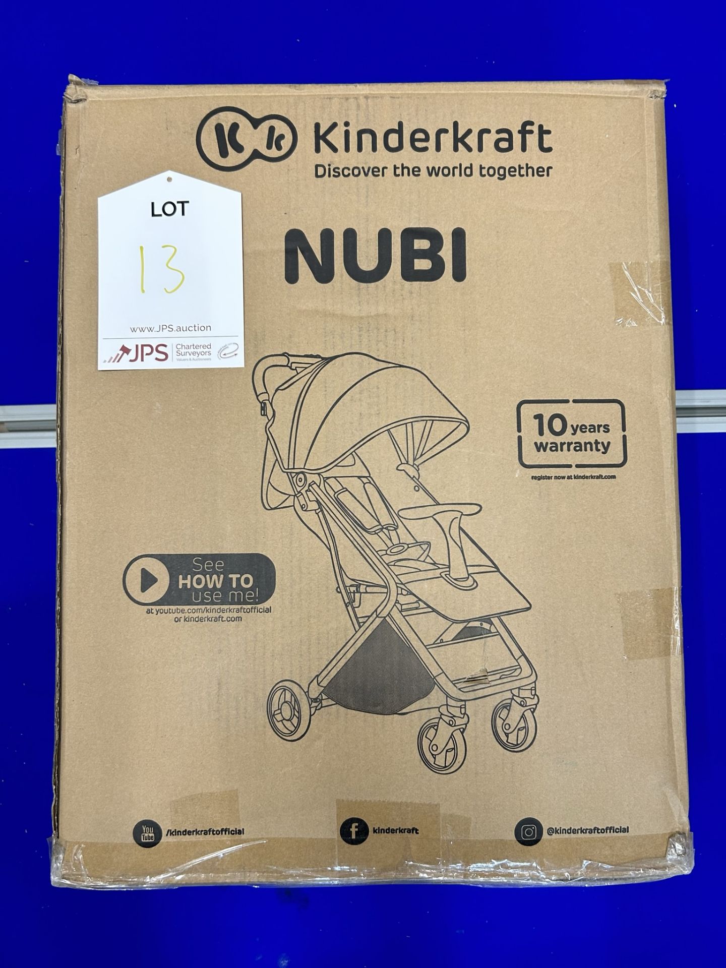 KinderKraft Nubi Children's Pushchair/Stroller | Grey - Image 2 of 3