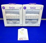 2 x Snuz 3 Piece Crib Bedding Sets