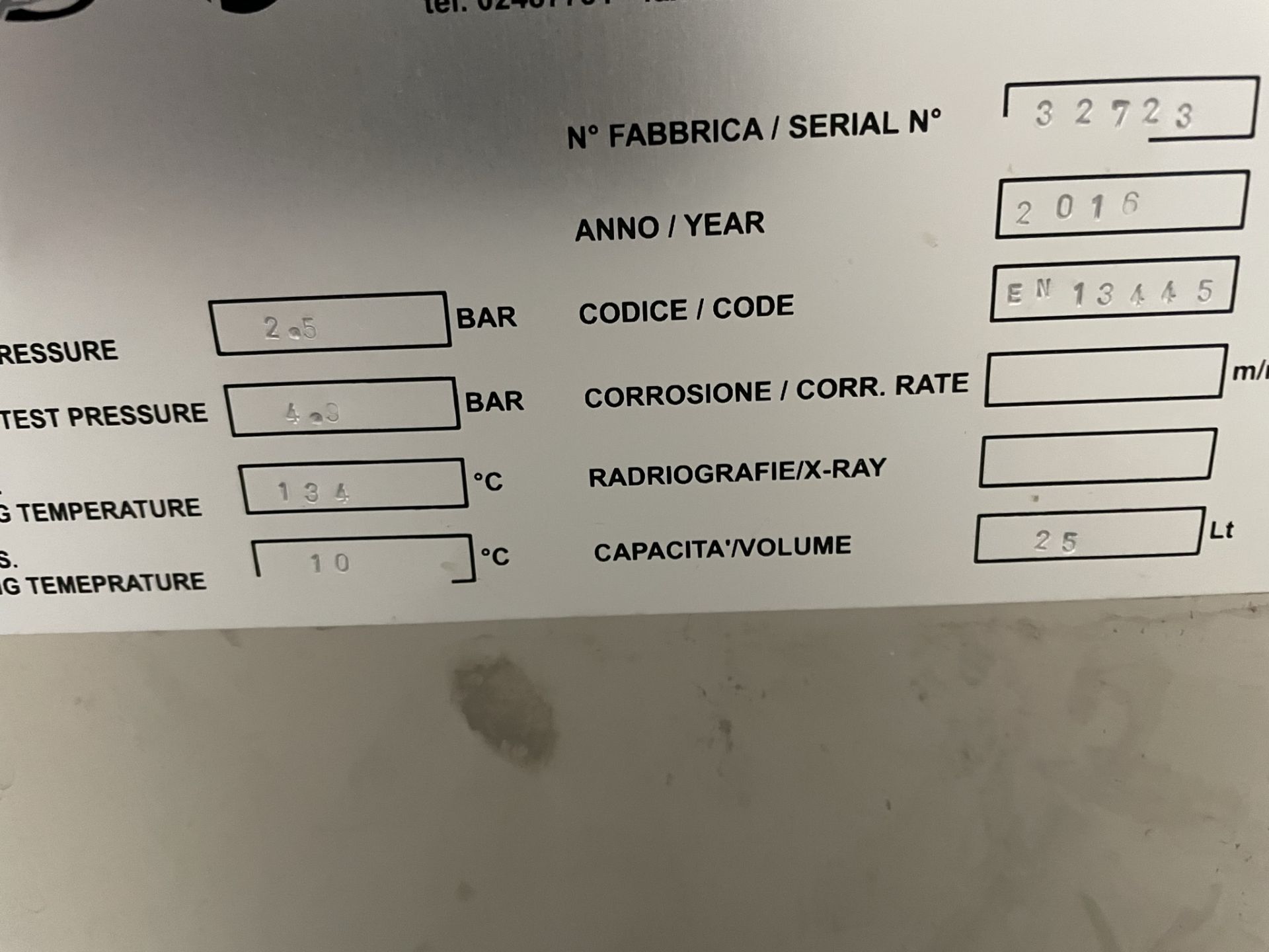 VWR Vapour-line Eco Top Loading Autoclave - Image 8 of 8