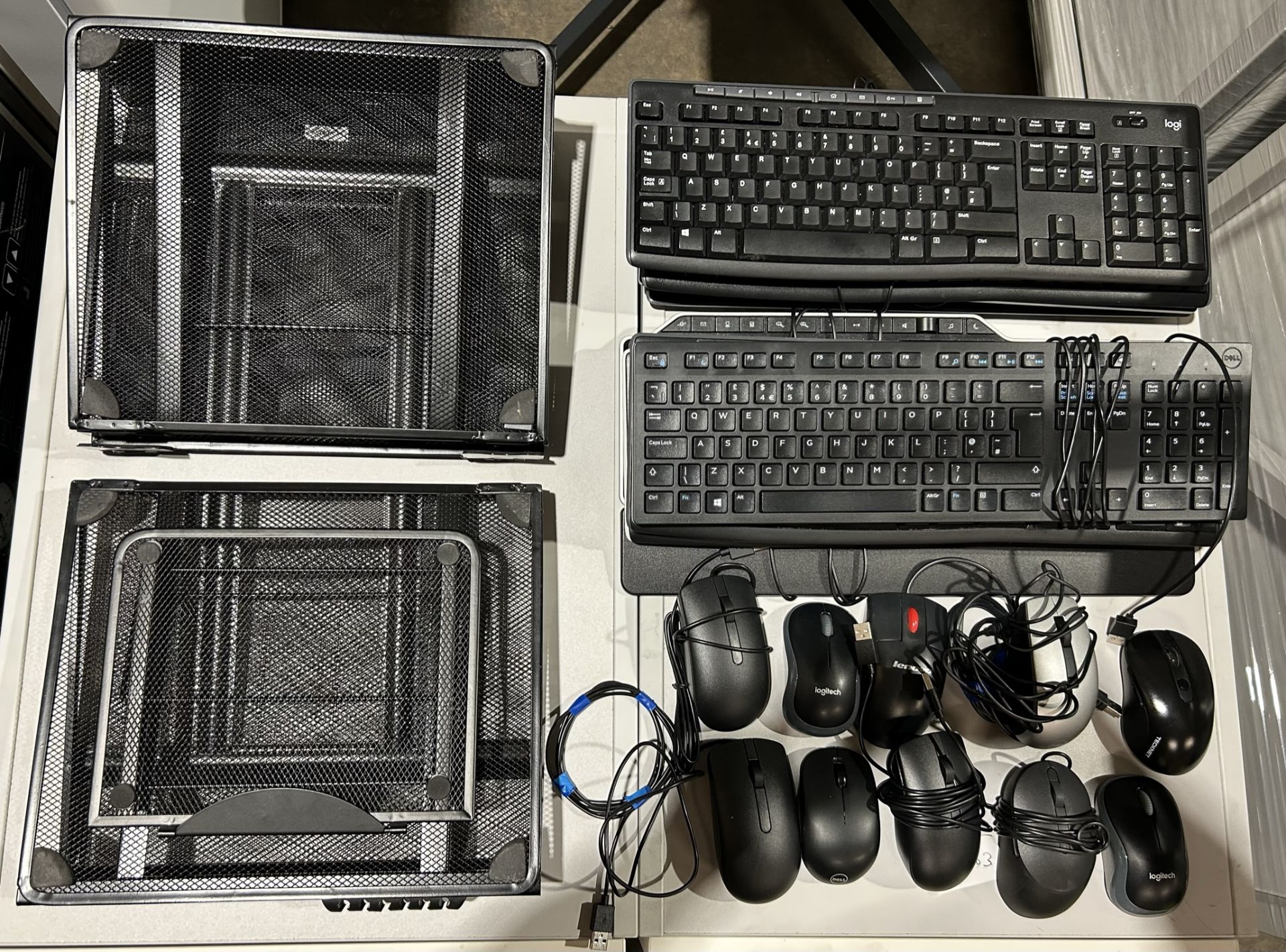 Quantity of Computer Peripherals including Laptop Stands, Mice & Keyboards