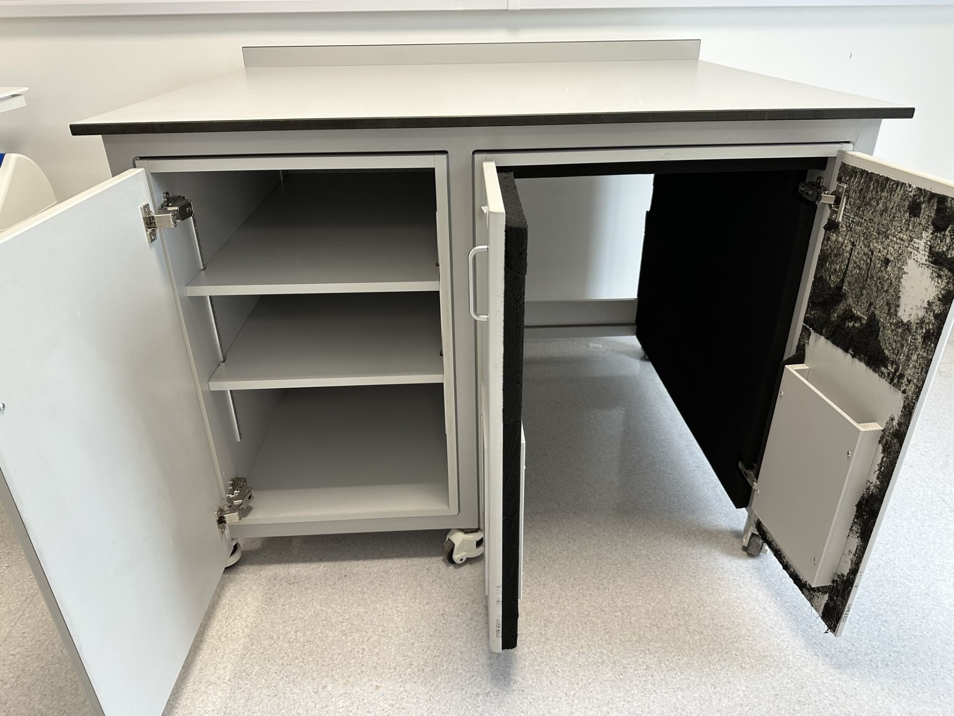 Mobile Laboratory Workbench w/ 3 Doors - Image 2 of 4